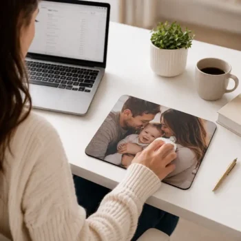 Mousepad rettangolare personalizzato con foto