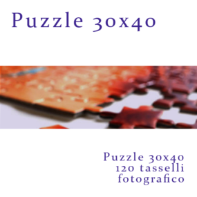 Foto Puzzle personalizzato 30x40