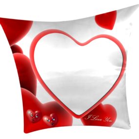 cuscino personalizzato con cuore fantasy