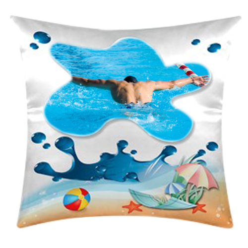 cuscino personalizzato tema mare splash