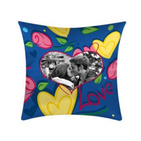 cuscino personalizzato con fantasia love con le tue foto