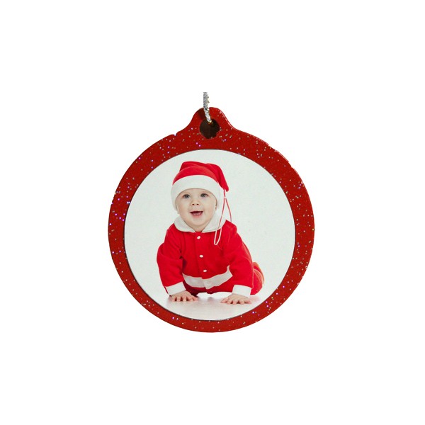 Palla Di Natale Con Foto Digitali.Pallina Natale Glitter Personalizzata Con Foto Acdigitale