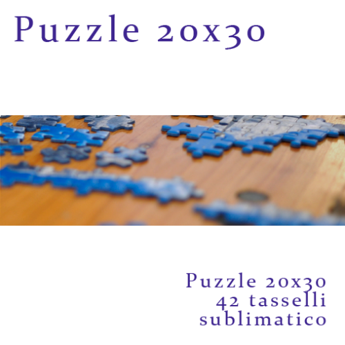 Puzzle Fotografico personalizzato , 42 pezzi 20x30
