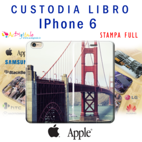 crea e acquista online una custodia a libro personalizza per iphone 6