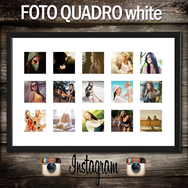 Foto quadro White personalizzato con le foto di instagram - AcDigitale