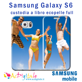 cover a libro personalizzata galaxy S6