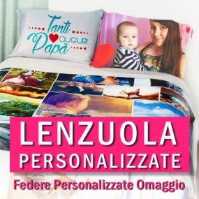 Crea e acquista online lenzuola e federe personalizzate