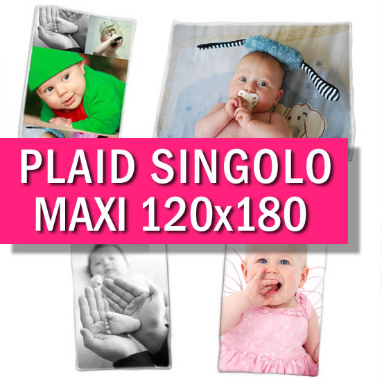 Plaid 120x180 da personalizzate online in pochi minuti - AcDigitale