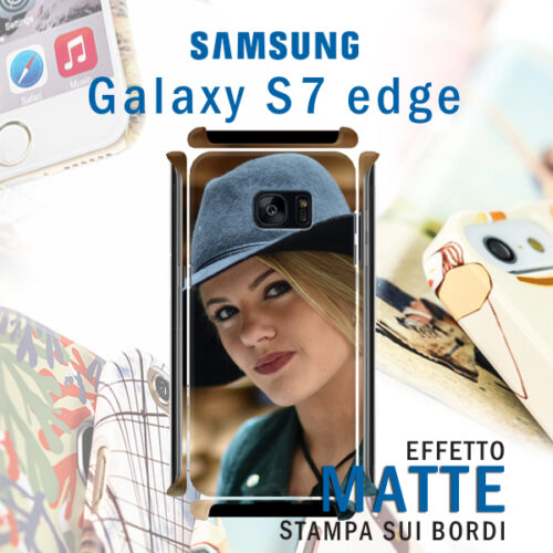 cover personalizzata rigida opaca per galaxy S7 edge