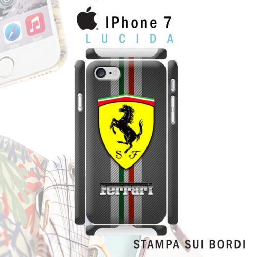 cover iPhone 7 personalizzata rigida lucida