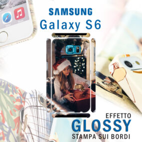 cover rigida personalizzata galaxy s6 lucida