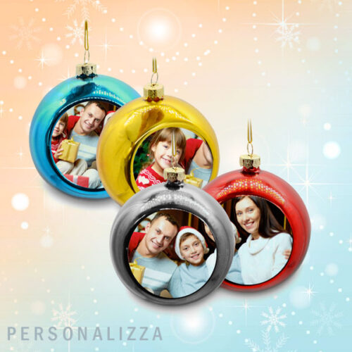 Pallina Natale personalizzate con foto