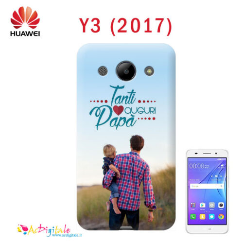 cover personalizzata Huawey Y3 2017