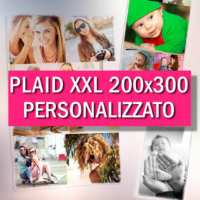 plaid personalizzato extra large con foto