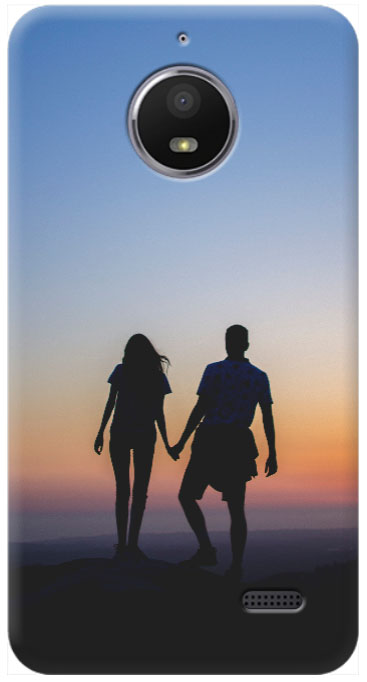 Moto E 4 cover personalizzata foto tramonto