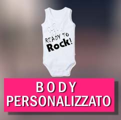 body personalizzato giromanica per bambini