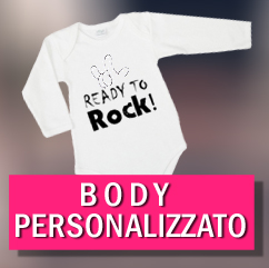 body personalizzato bambino a maniche lunghe