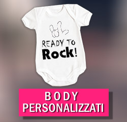 body personalizzato per bambino a maniche corte