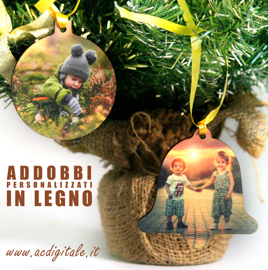 Decorazioni In Legno Natalizie.Decorazioni Natalizie Personalizzate Kit Addobbi Natalizi Legno Acdigitale