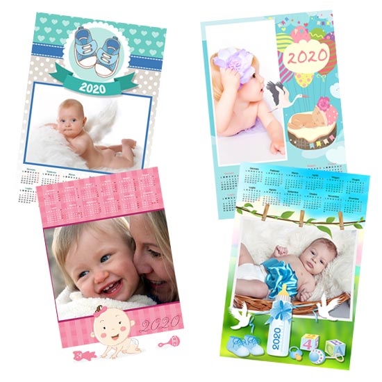 Calendari personalizzati baby - nuove nascite