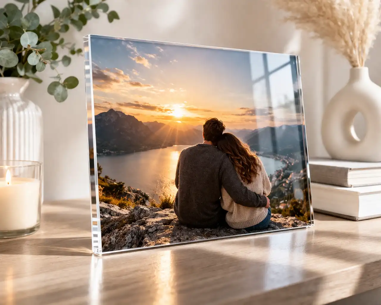Stampa foto su plexiglass con effetto lucido e profondità dell'immagine