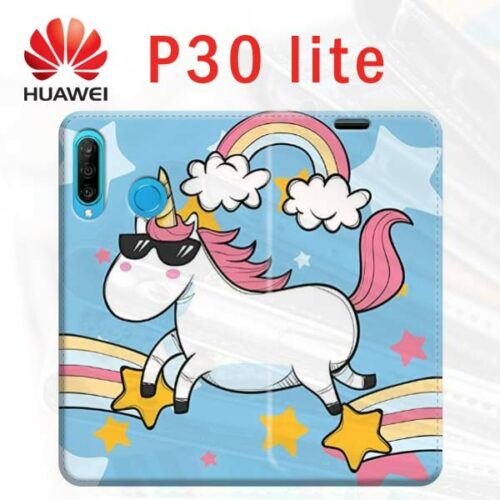 cover custodia a libro personalizzata p30 lite Huawei