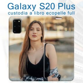 cover a libro personalizzata galaxy S20 Plus