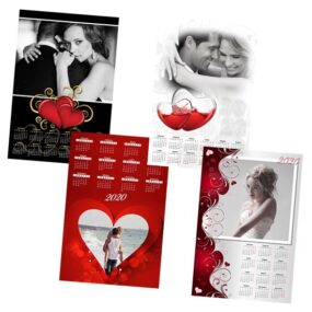 calendario personalizzato san valentino love