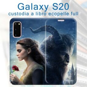 custodia a libro personalizzata in ecopelle galaxy S20