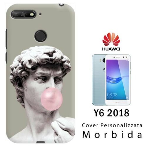 cover personalizzata per Y6 2018 con sensore impronta