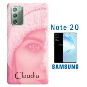 Cover in gomma personalizzata per samsung note 20