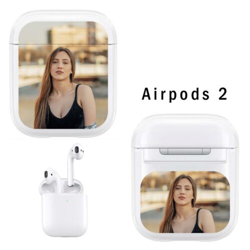 Cover airpods 2 trasparente personalizzata