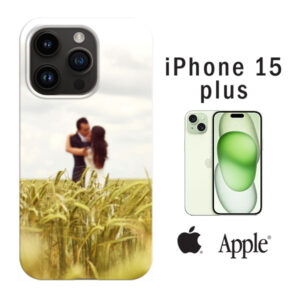 Cover personalizzata per iphone 15 plus in morbido silicone