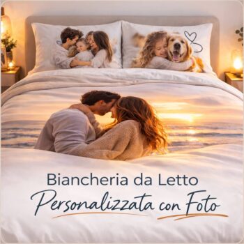 2. Biancheria da letto personalizzata
