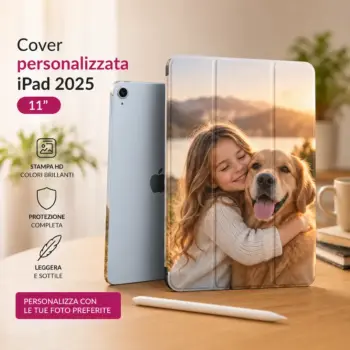 Cover personalizzata per iPad 2025 con foto